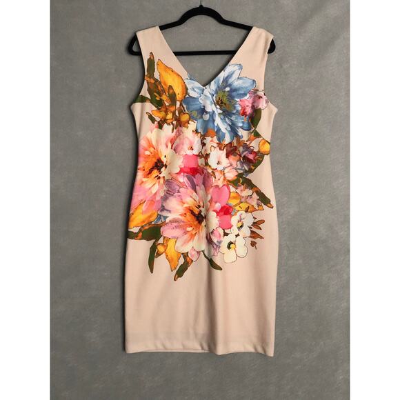 Donna Ricci Dresses & Skirts - Donna Ricci Sheath Dress Women's Size 10 Floral Sleeveless
